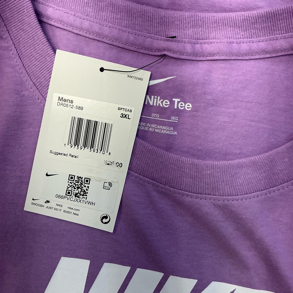 Nike Lavender Tee - Picture 3 of 3